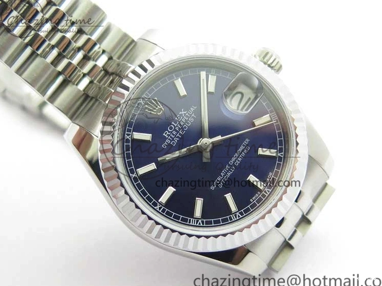 MiroTime 0227 Reliable Datejust 31mm 178274 SS GSF Best Edition Blue Stick Markers Dial on SS Jubilee Bracelet SEIKO NH05A 3048